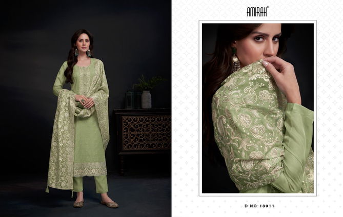 Ayra By Amirah Organza With Embroidery Designer Salwar Suits Wholesale Price In Surat